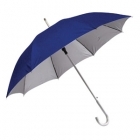  Зонт-трость 'Silver', цвет - синий/ серебристый, d=103см