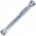  Футляр-тубус для 1 ручки, серый/прозрачный