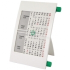Календарь настольный, цвет - белый/зеленый