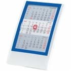 Календарь настольный на 2 года, пластик, цвет - белый/синий