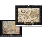 Настенный календарь 'Antique maps' 560 х 420 мм, 8 листов, место для рекламы 560 х 40 мм, спираль